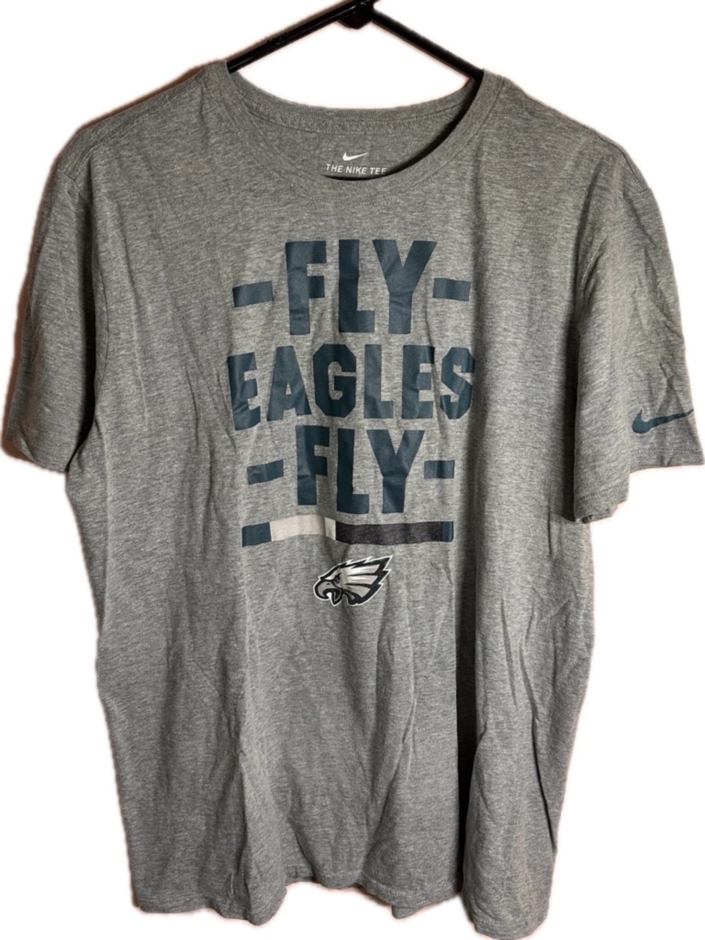 Nike Men’s Gray Philadelphia Eagles 'Fly Eagles Fly' Graphic Tee